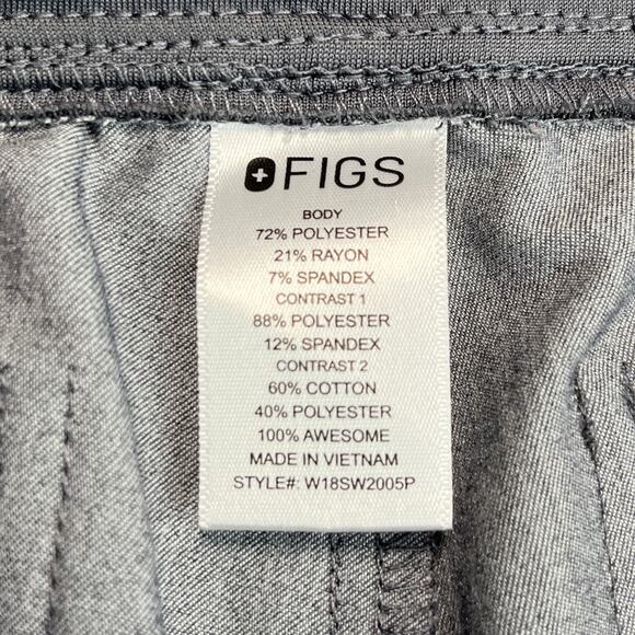 Figs Scrub Set Women’s Zamora Jogger Pants XSP Catarina Top XXS Graphite Gray - Picture 11 of 15